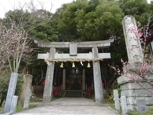 八所神社の鳥居