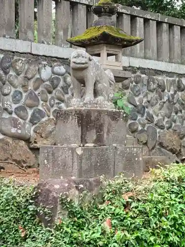 下野國一社八幡宮の狛犬