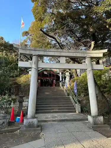 雪ケ谷八幡神社の鳥居