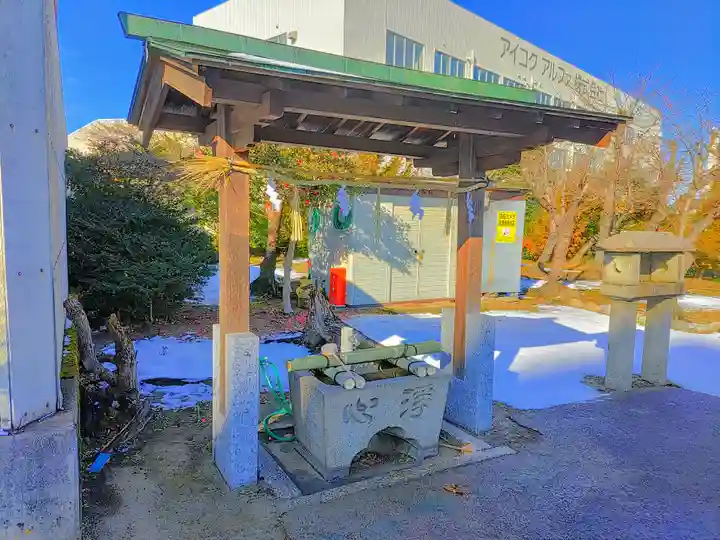天神社(萩原松山)の手水舎
