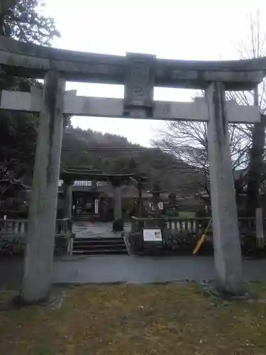 城井八幡社の鳥居