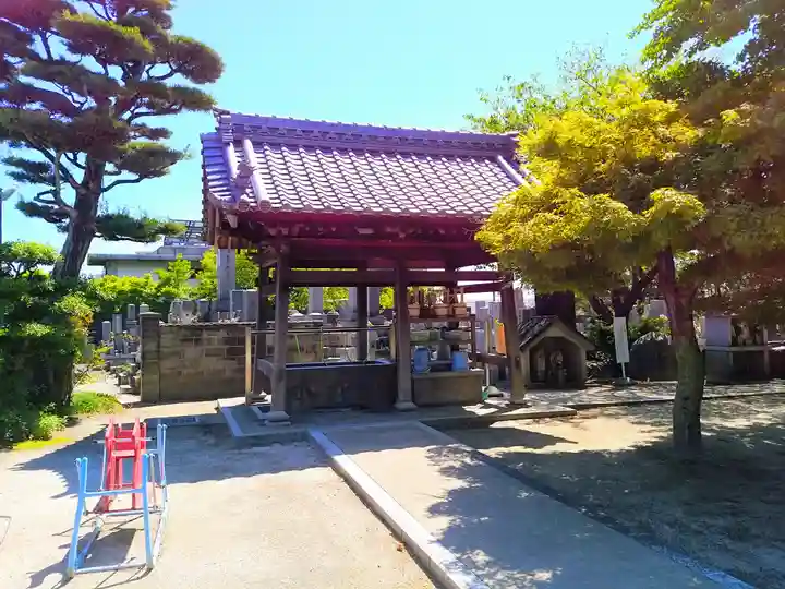 海上山 安養寺の手水舎