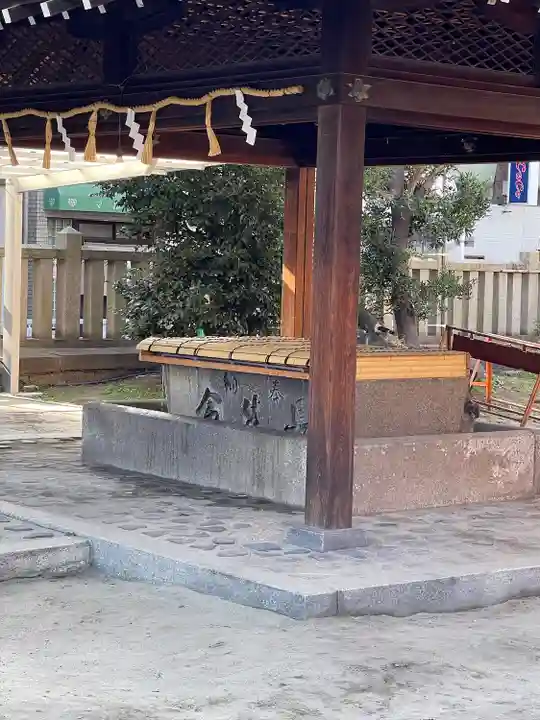 敷津松之宮 大国主神社の手水舎