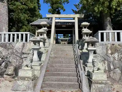 葉生田神社の鳥居