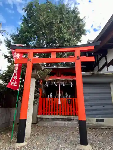 鎌達稲荷神社の鳥居