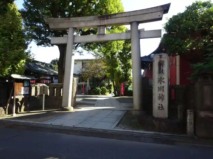麻布氷川神社の鳥居