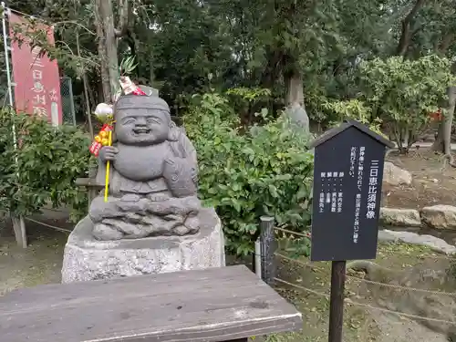 三日恵比須神社 (住吉神社境内社)の像