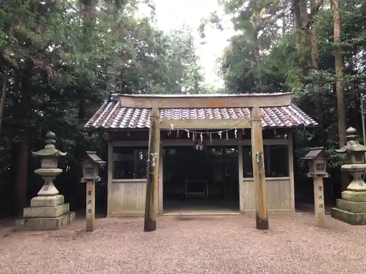 明星神社の本殿・本堂