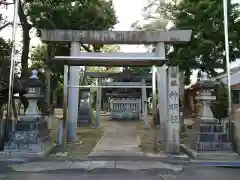 外町神明社の鳥居