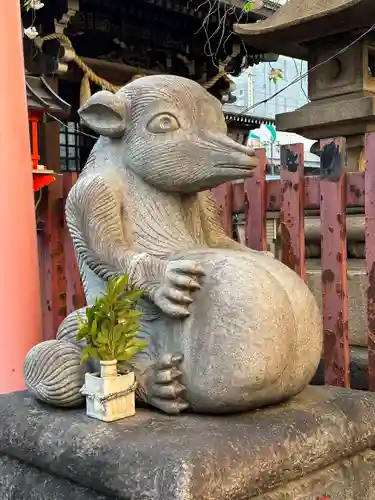 柳森神社の狛犬