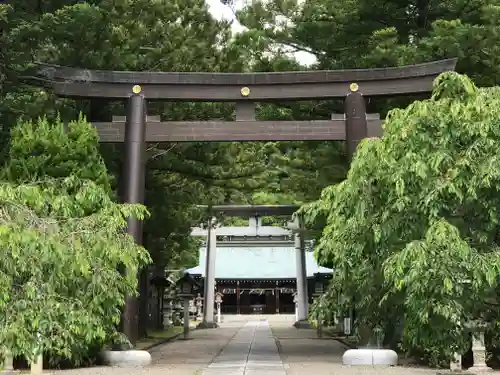 山梨縣護國神社の鳥居