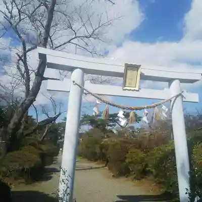 矢奈比賣神社(見付天神)の鳥居