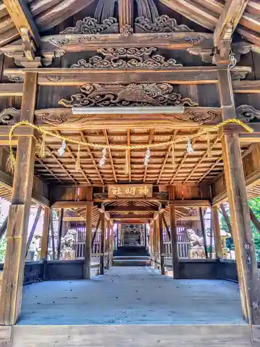 神明社（法立）の本殿