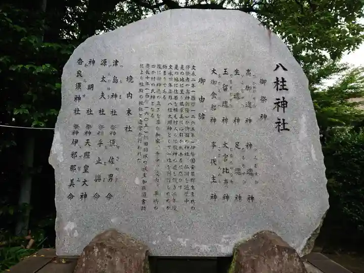 八柱神社(荒尾)の歴史