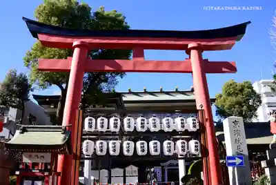 京濱伏見稲荷神社の鳥居