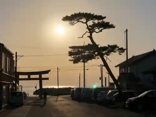 日御碕神社の景色