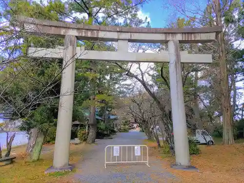 治水神社の鳥居