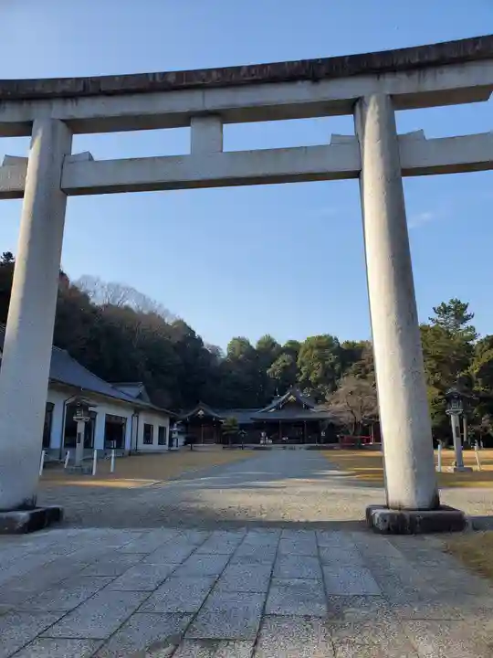 群馬県護国神社の鳥居