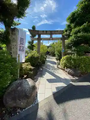 鳩森八幡神社の鳥居