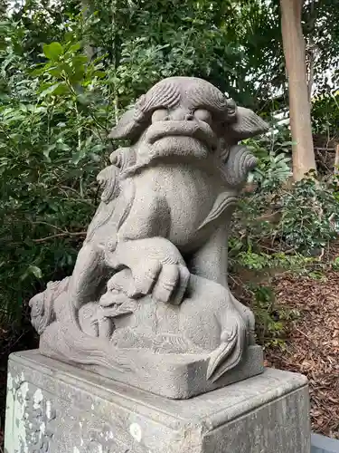 白旗神社の狛犬