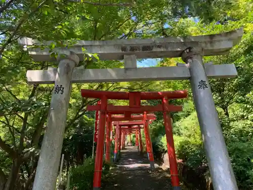 岐阜稲荷山本社の鳥居