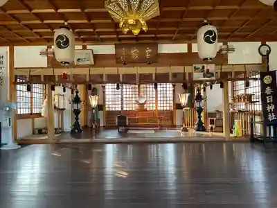 春日神社の本殿・本堂