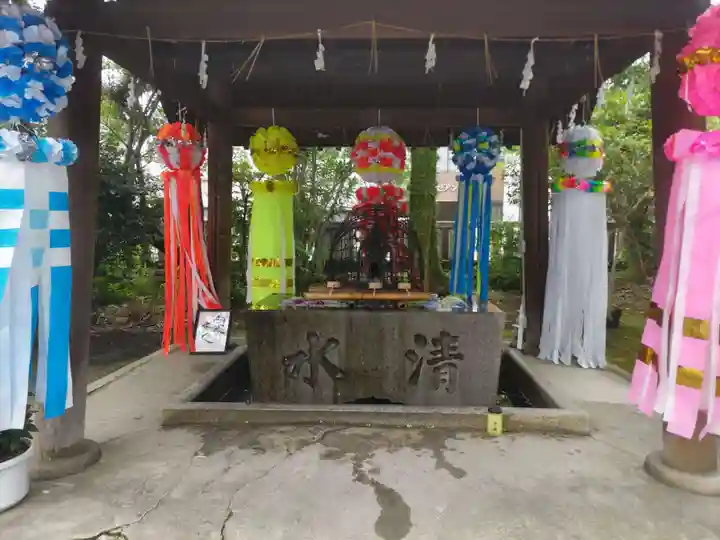 若宮神明社の手水舎