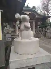 戸部杉山神社の狛犬