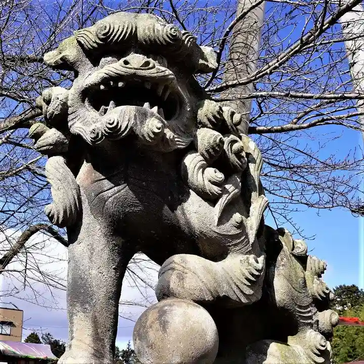 神炊館神社 ⁂奥州須賀川総鎮守⁂の狛犬