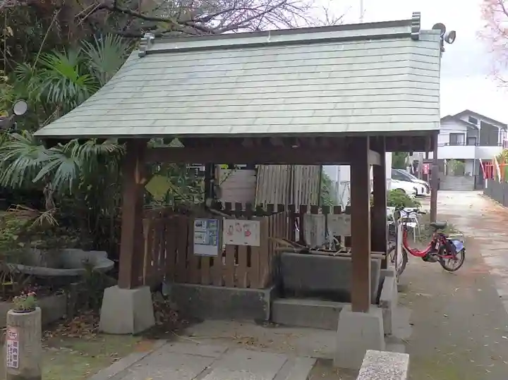 田蓑神社の手水舎