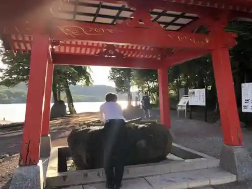 赤城神社の手水