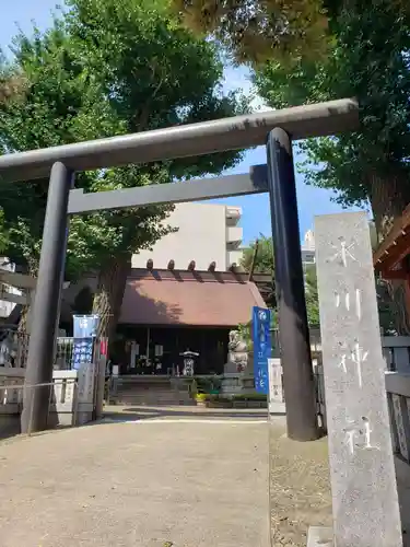 高円寺氷川神社の鳥居