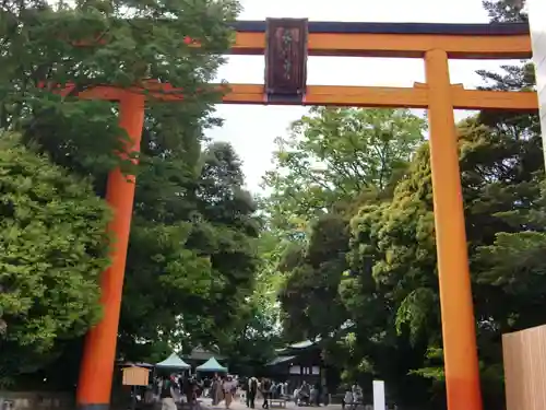 川越氷川神社の鳥居