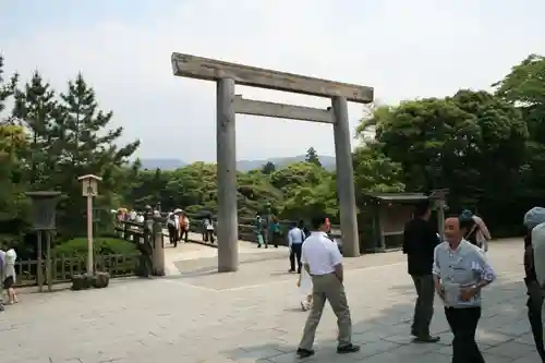 伊勢神宮内宮（皇大神宮）の鳥居