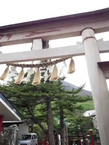 冨士山小御嶽神社の鳥居