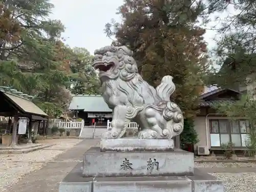 酒折宮の狛犬