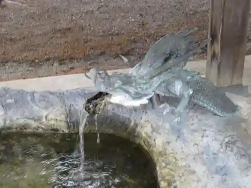 村上神社の手水