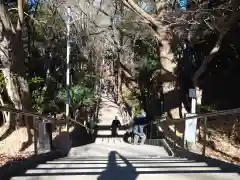 下総国三山　二宮神社の景色