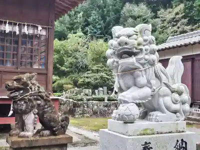 有明温泉神社の狛犬