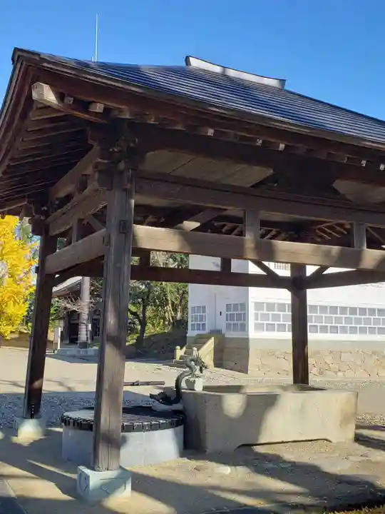 勝興寺の手水舎