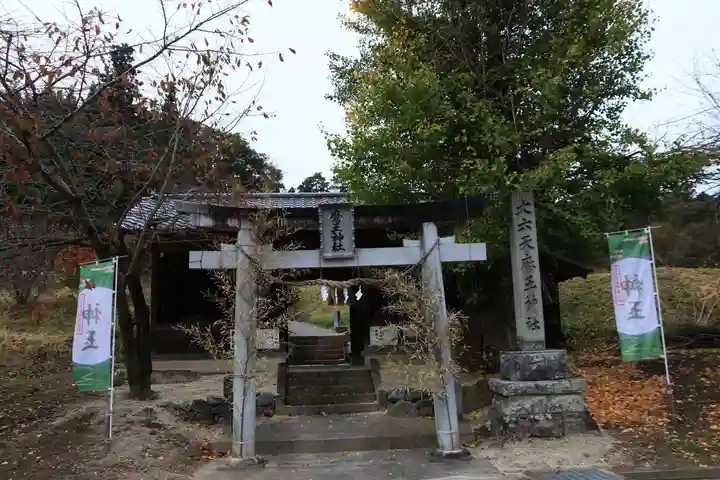 大六天麻王神社の鳥居