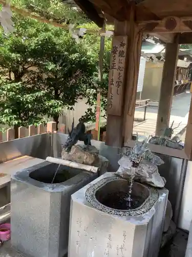 真清田神社の手水舎