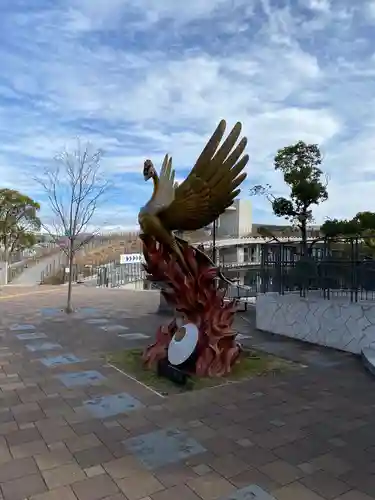 川面神社の像