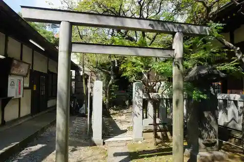 牛天神北野神社の鳥居