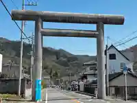 山梨縣護國神社の鳥居