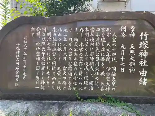 竹塚神社の歴史