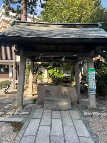 新橋浅間神社の手水