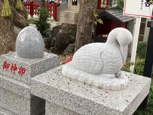 鴻神社の狛犬