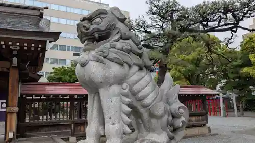 警固神社の狛犬