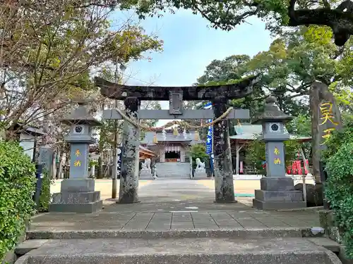 昊天宮の鳥居